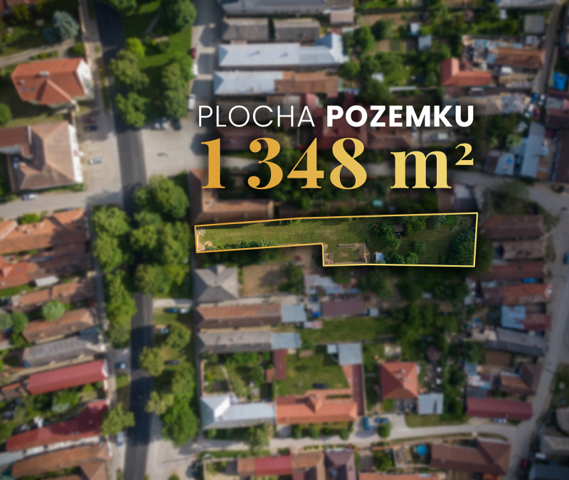 Rovinatý stavebný pozemok v centre | Moldava nad Bodvou