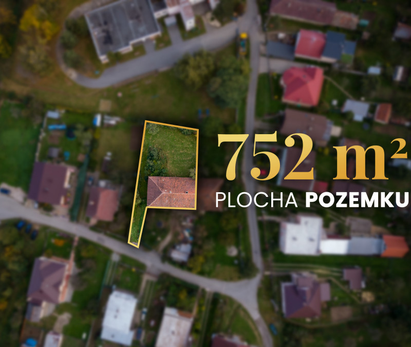 POZEMOK so starším rodinným domom | 752 m² | Košice - Poľov