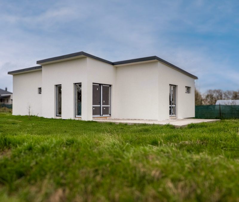 Nízkoenergetický bungalov v rozostavanom štádiu | Vojčice