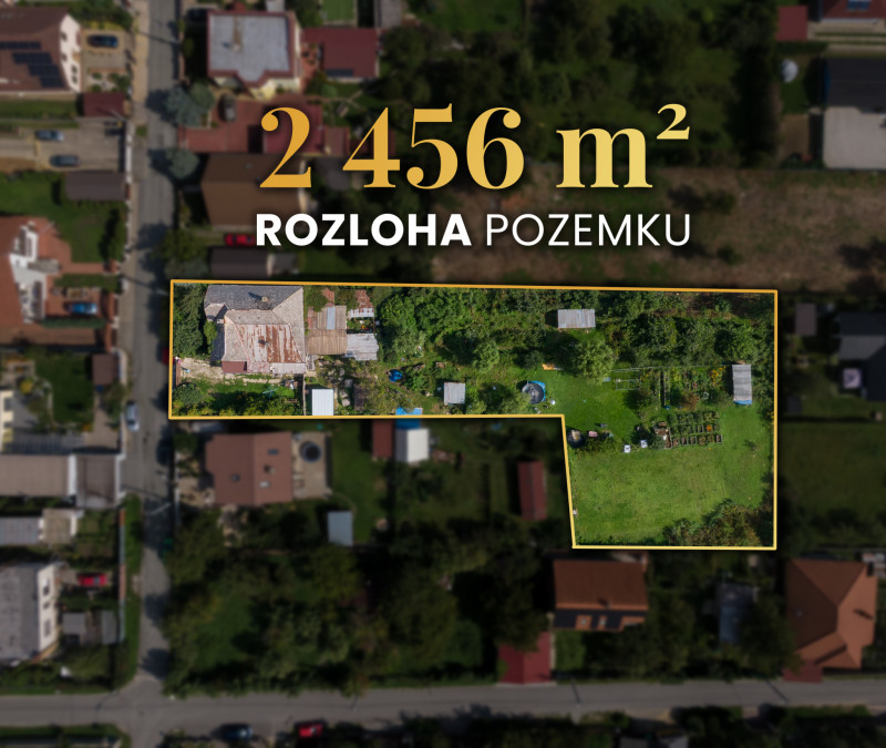 INVESTIČNÝ POZEMOK s možnosťou výstavby až 4 DOMOV | PEREŠ