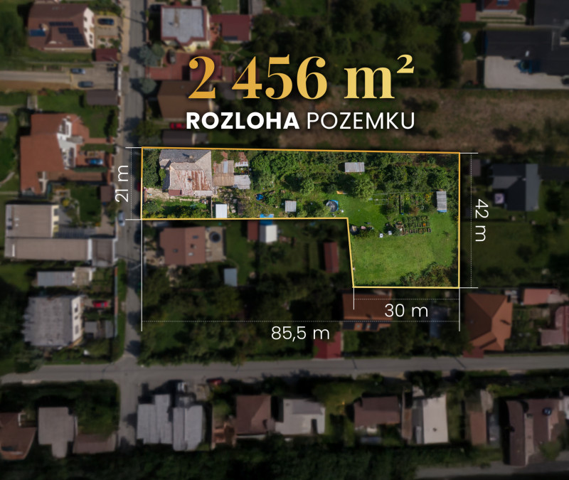 INVESTIČNÝ POZEMOK s možnosťou výstavby až 4 DOMOV | PEREŠ