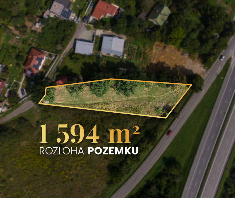 Pozemok 1 594 m² vo vyhľadávanej lokalite | Košíc - Lorinčík