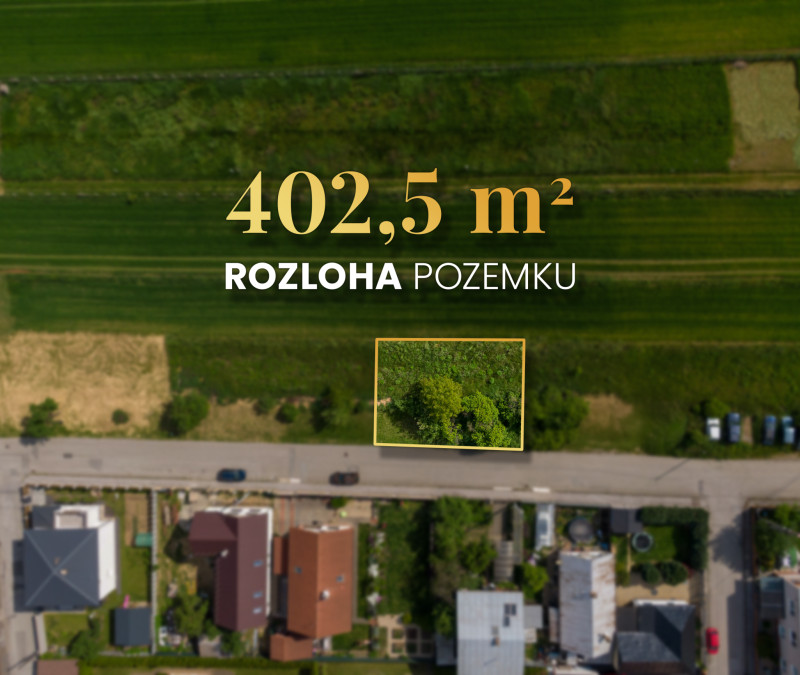 Atraktívny stavebný pozemok | ŽIADANÁ LOKALITA | Košice – Barca