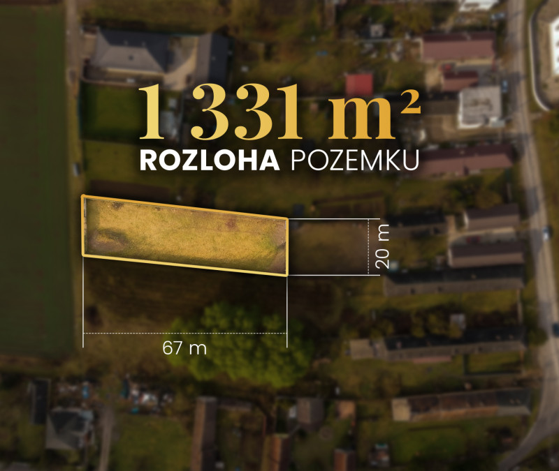 Stavebný pozemok na predaj | 1 331 m² | Hosťovce