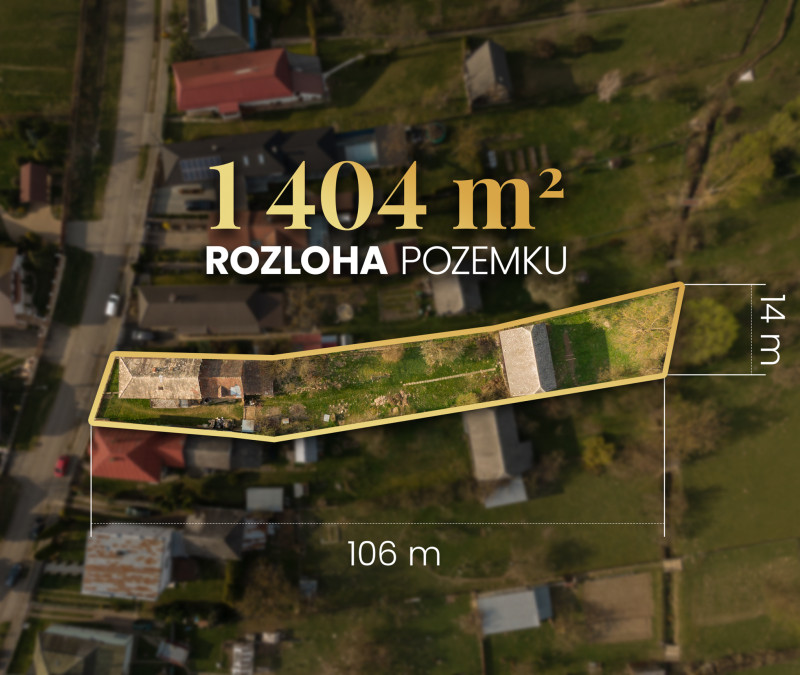Pozemok na bývanie s potenciálom | Zemplínska Teplica