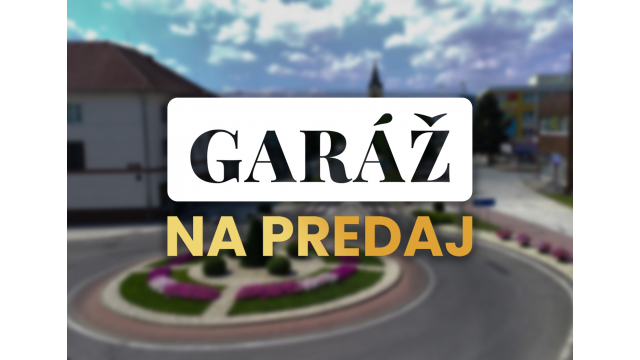 Predaj investičnej garáže s nájomcom | Vranov nad Topľou