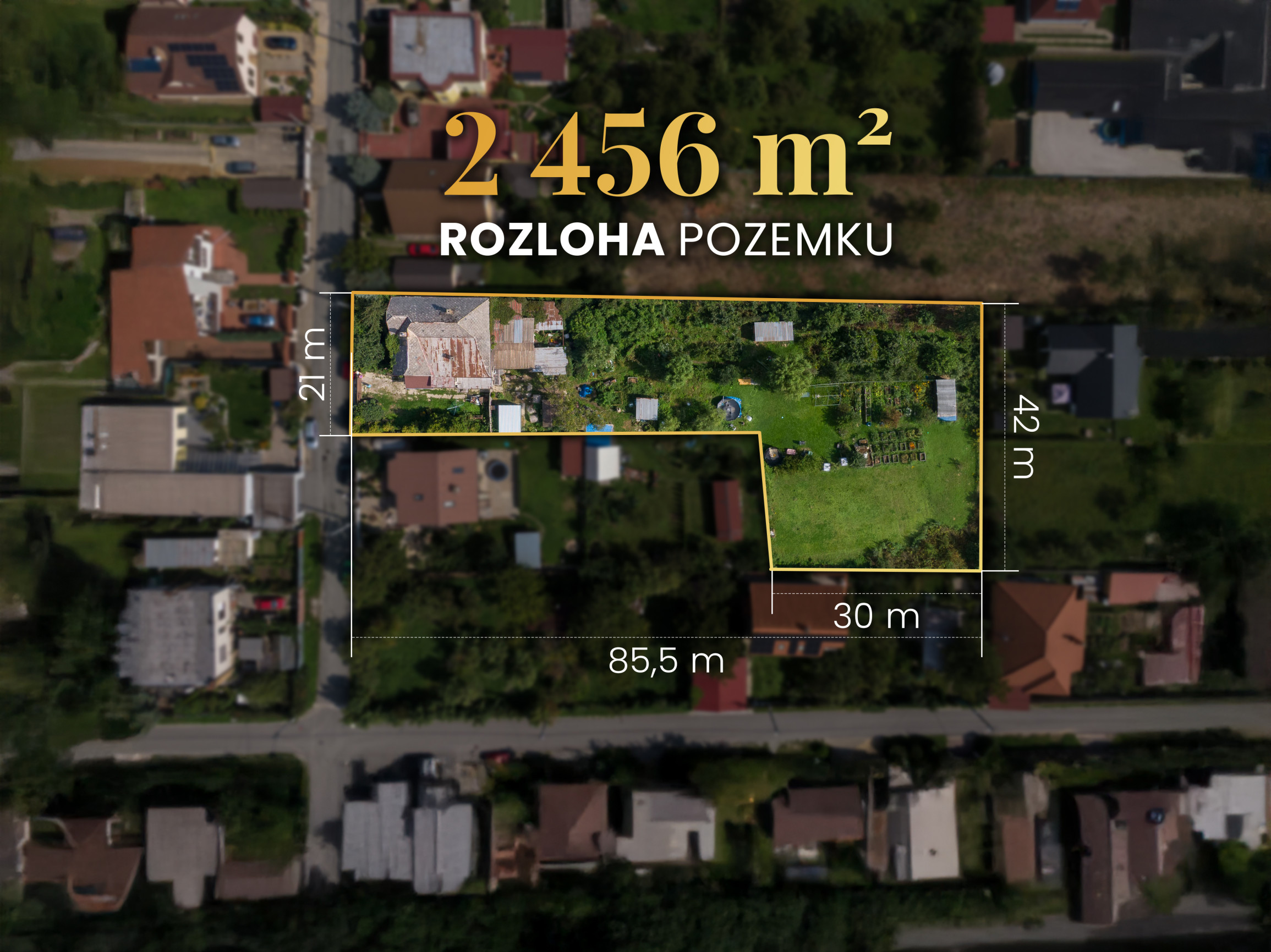 INVESTIČNÝ POZEMOK s možnosťou výstavby až 4 DOMOV | PEREŠ