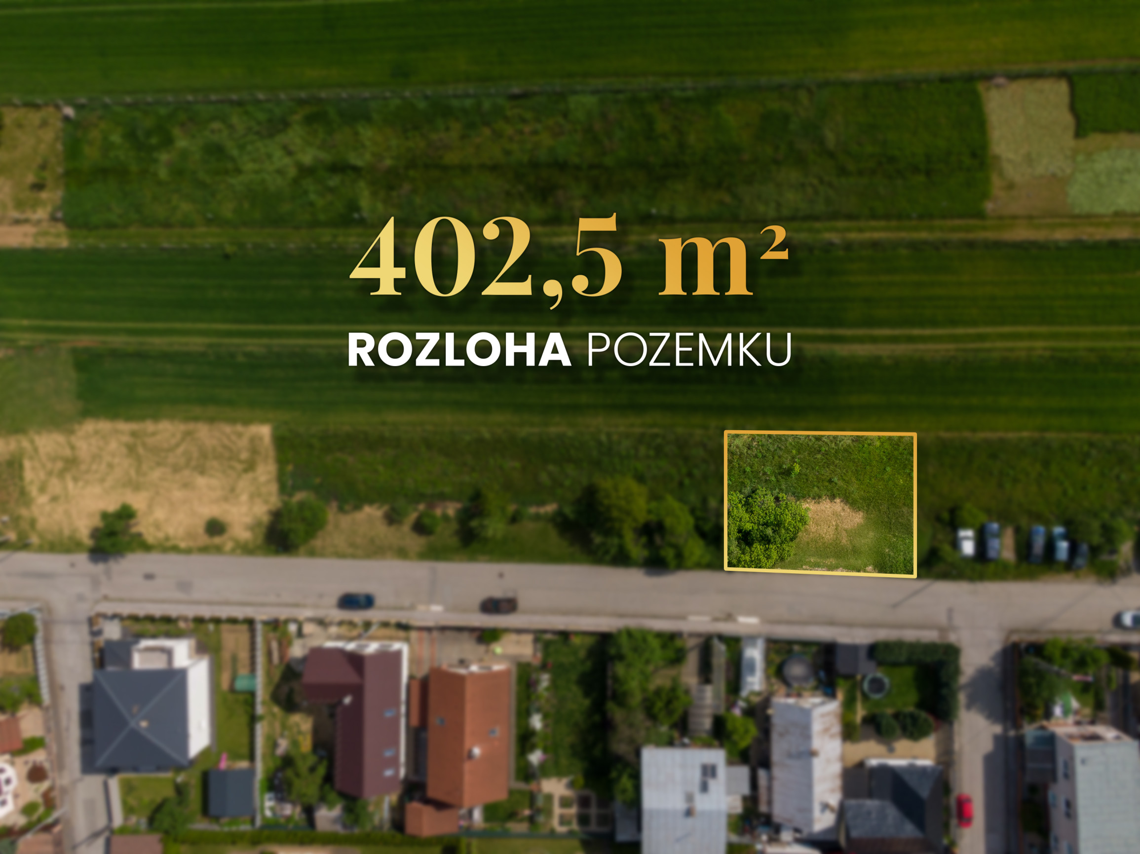 Atraktívny stavebný pozemok | 402,5 m² | Košice – Barca