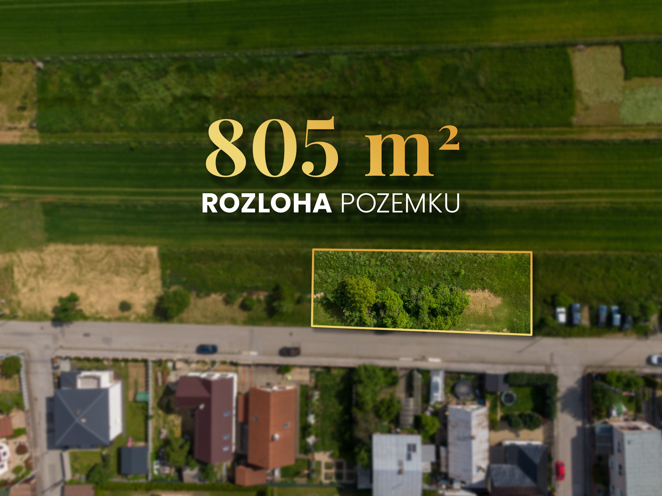 Stavebný pozemok v žiadanej lokalite | 805 m² | Košice – Barca