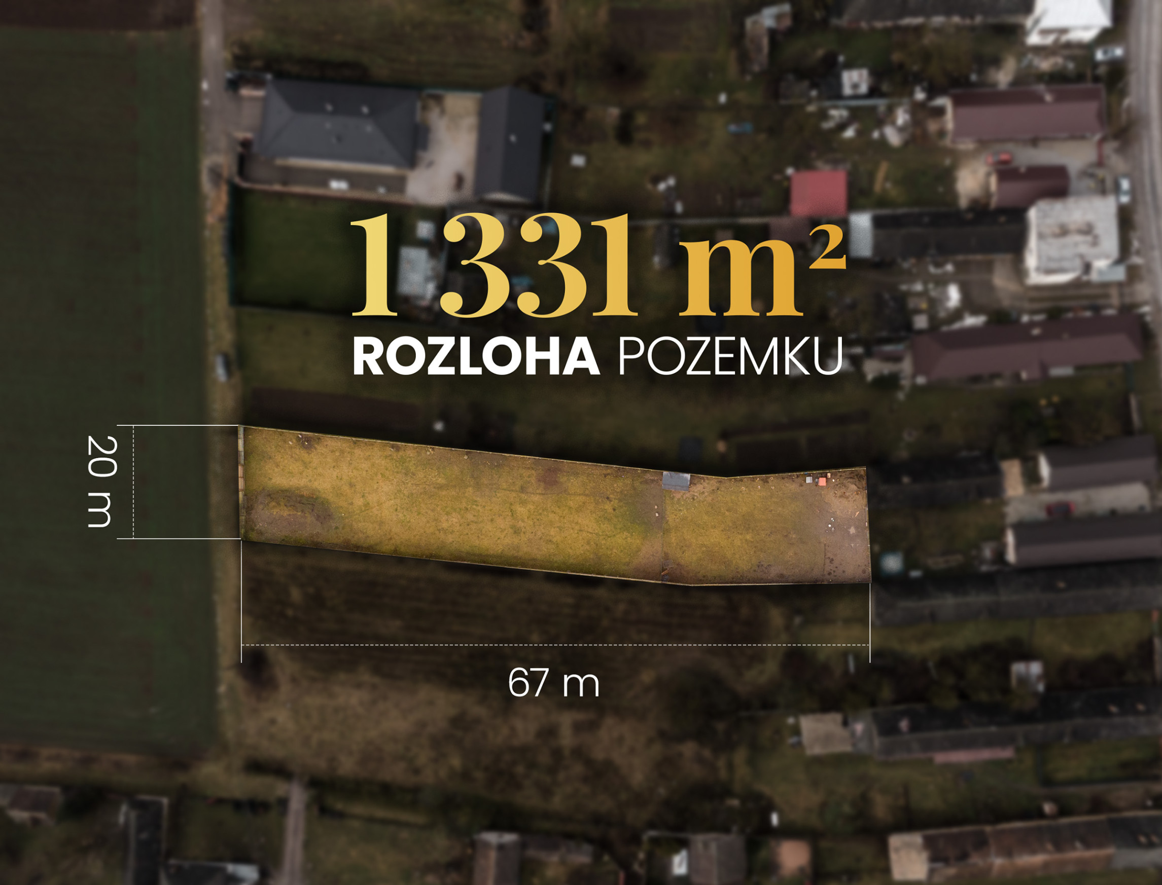 Stavebný pozemok na predaj | 1 331 m² | Hosťovce