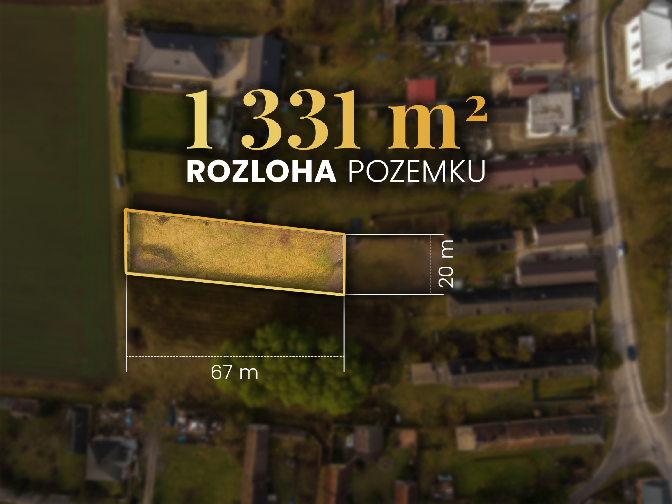 Stavebný pozemok na predaj | 1 331 m² | Hosťovce