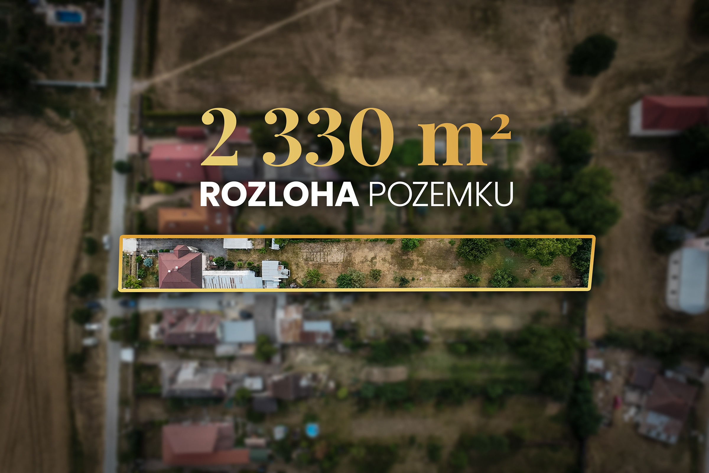 Rodinný dom s veľkorysým pozemkom | 2 330 m² | Nižný Lanec