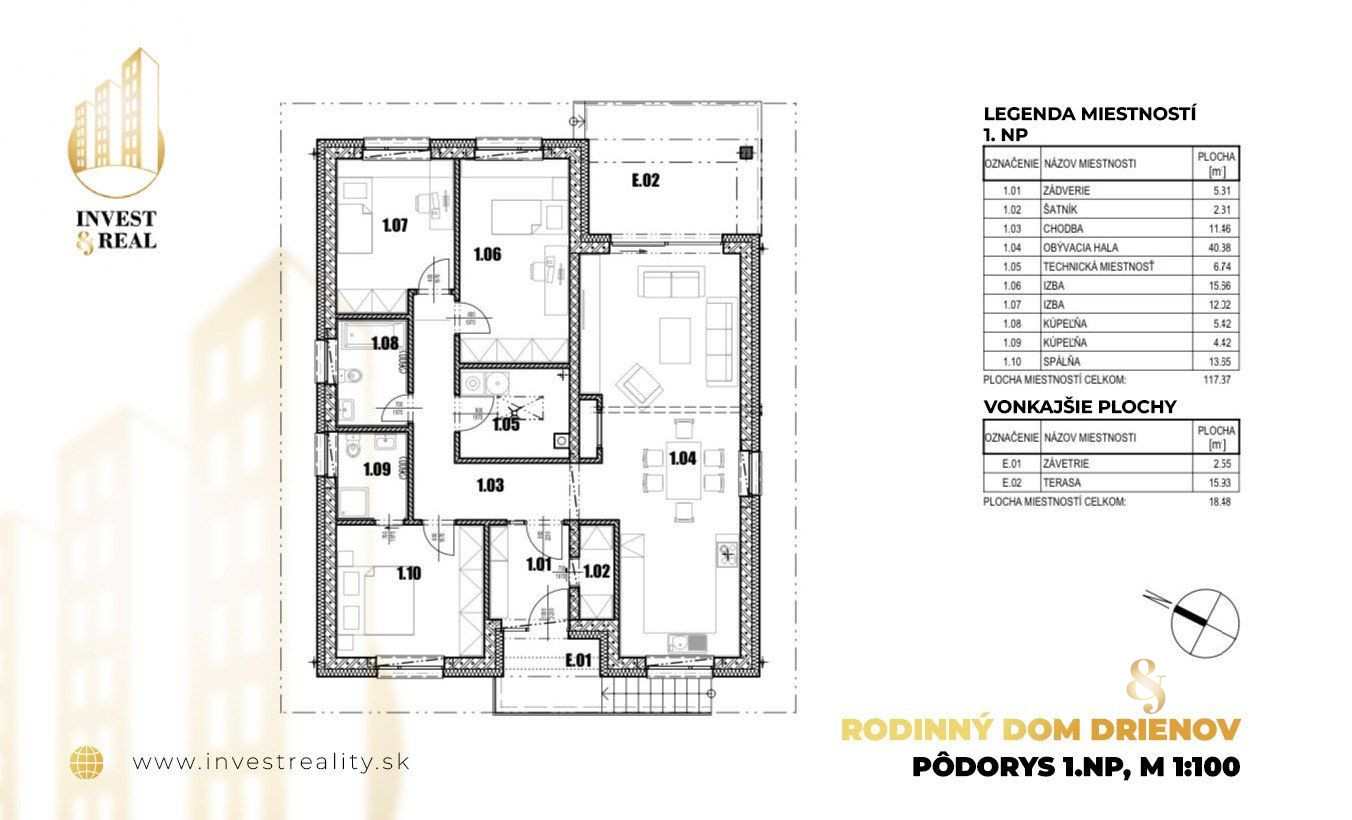 REZERVOVANÉ | Atraktívny rodinný dom | novostavba | Drienov