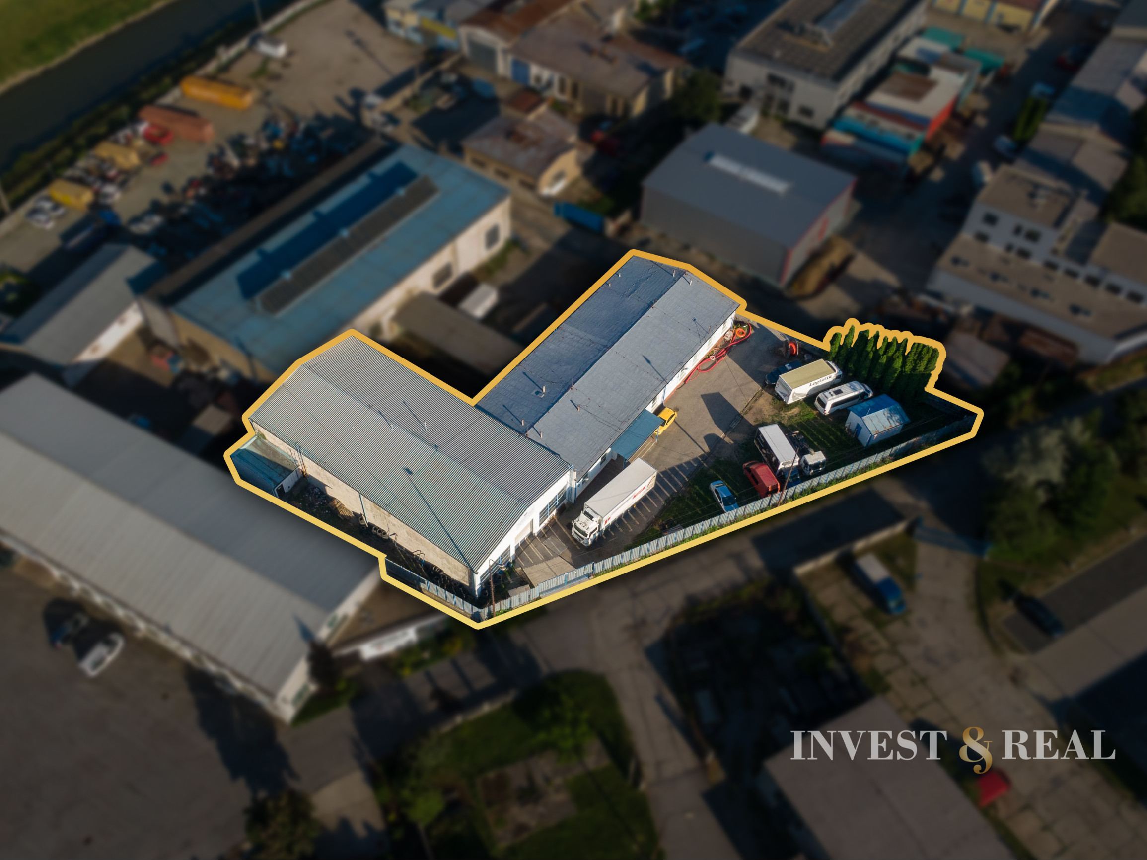 Administratívna budova a hala v priemyslenej časti | Rampová