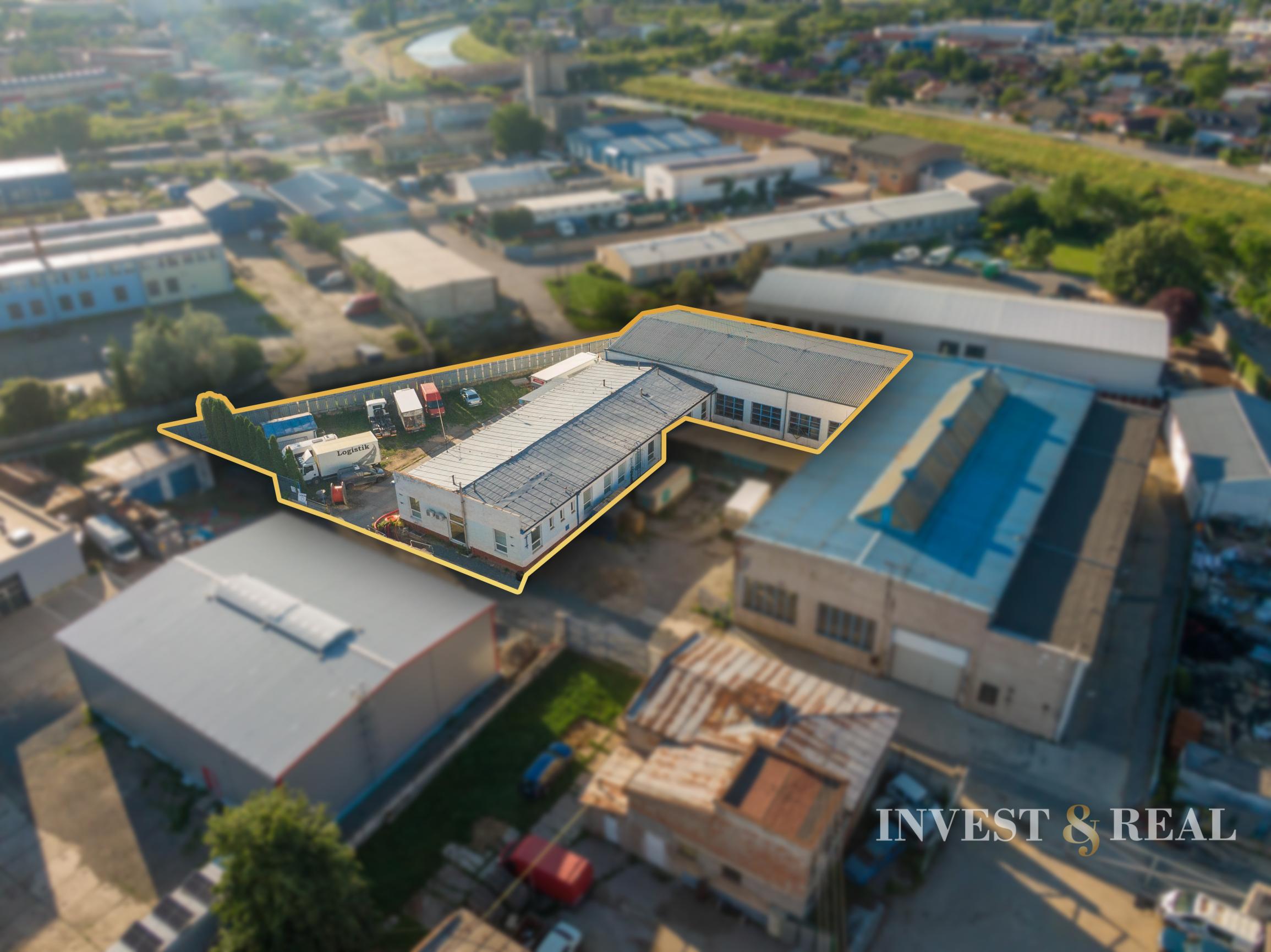 Administratívna budova a hala v priemyslenej časti | Rampová