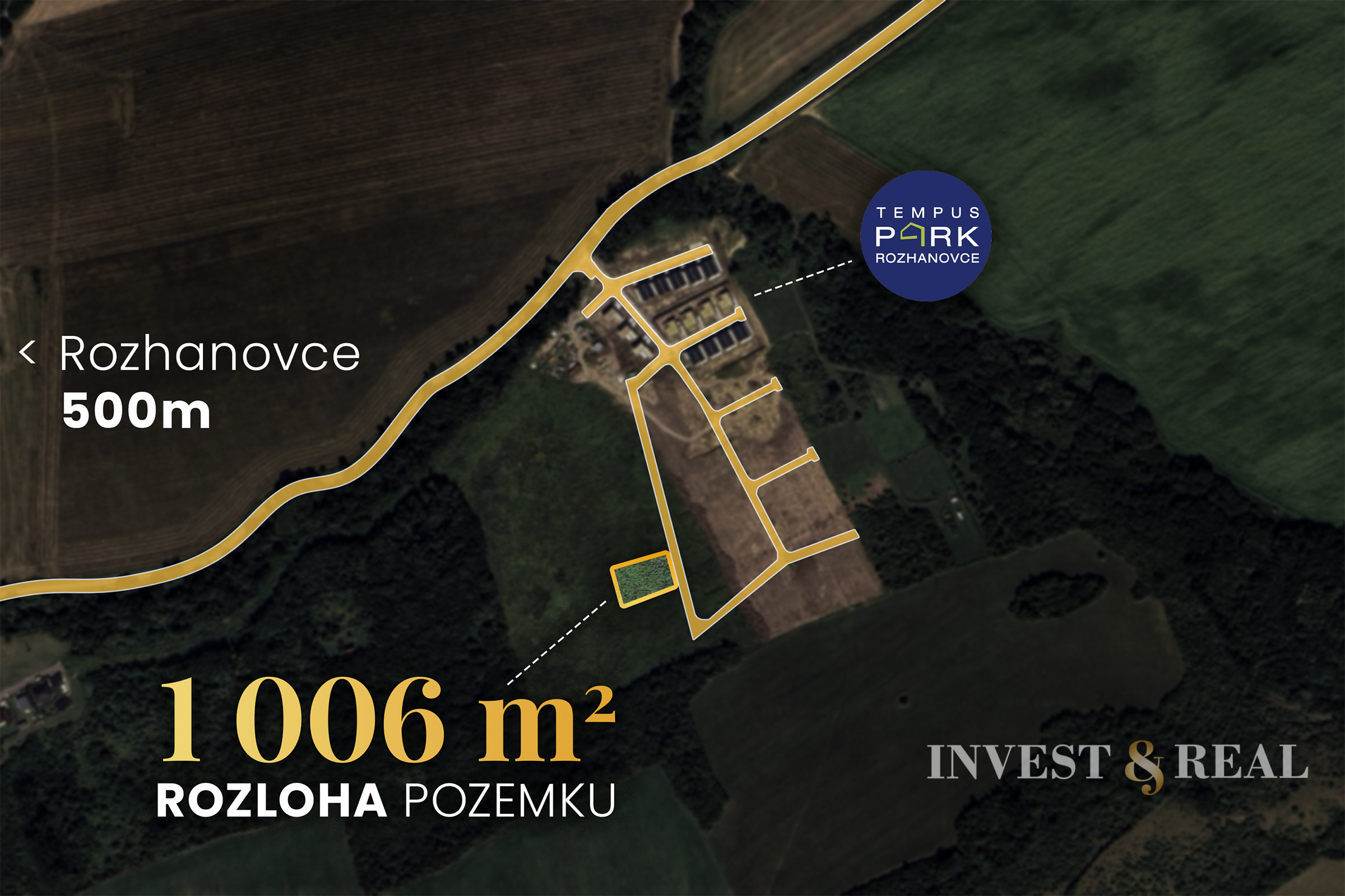 Investičný pozemok v blízkosti Tempus Parku | Rozhanovce