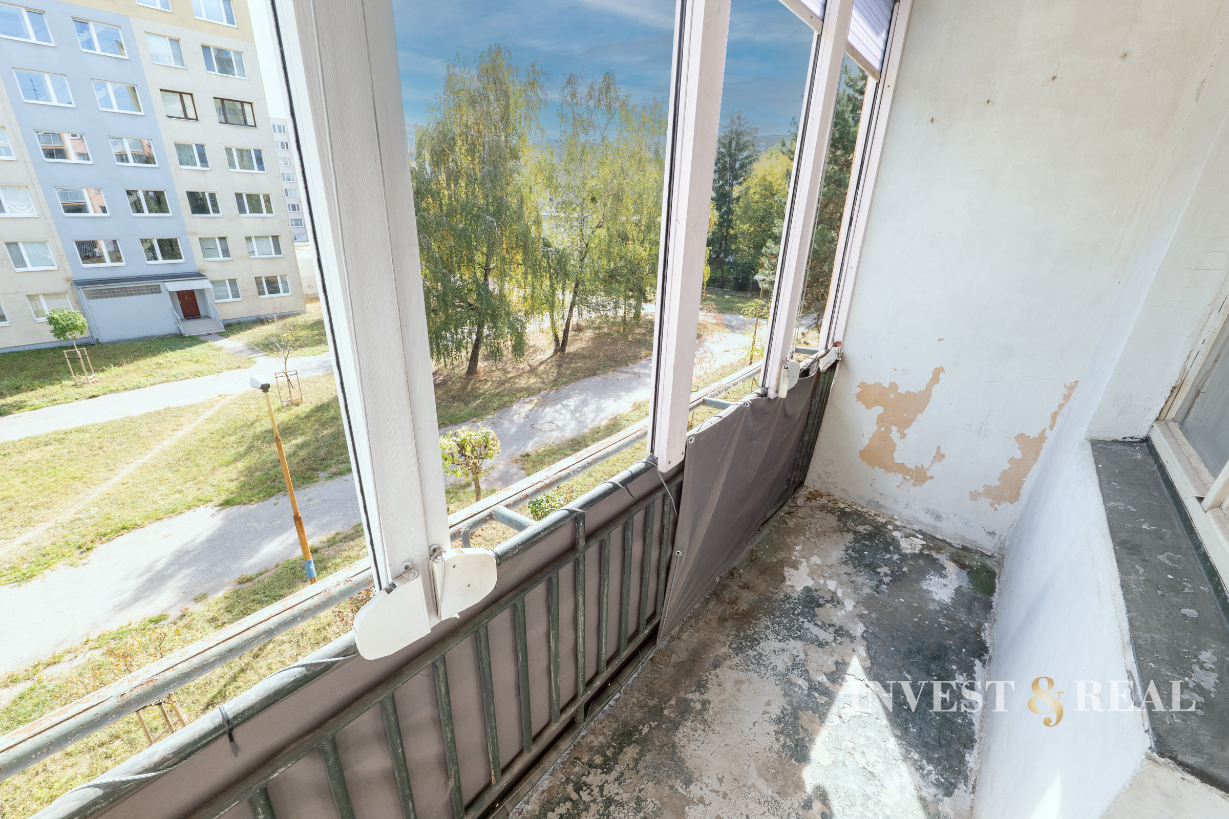 2-izbový byt s loggiou | Čapajevova, Košice – Terasa